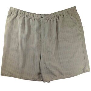 NEW Big Dogs Resortwear Shorts Mens 5X Tan Vacation Travel Streetwear Minimalist